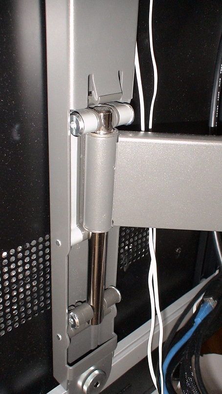 Soporte anclado en la posicin vertical